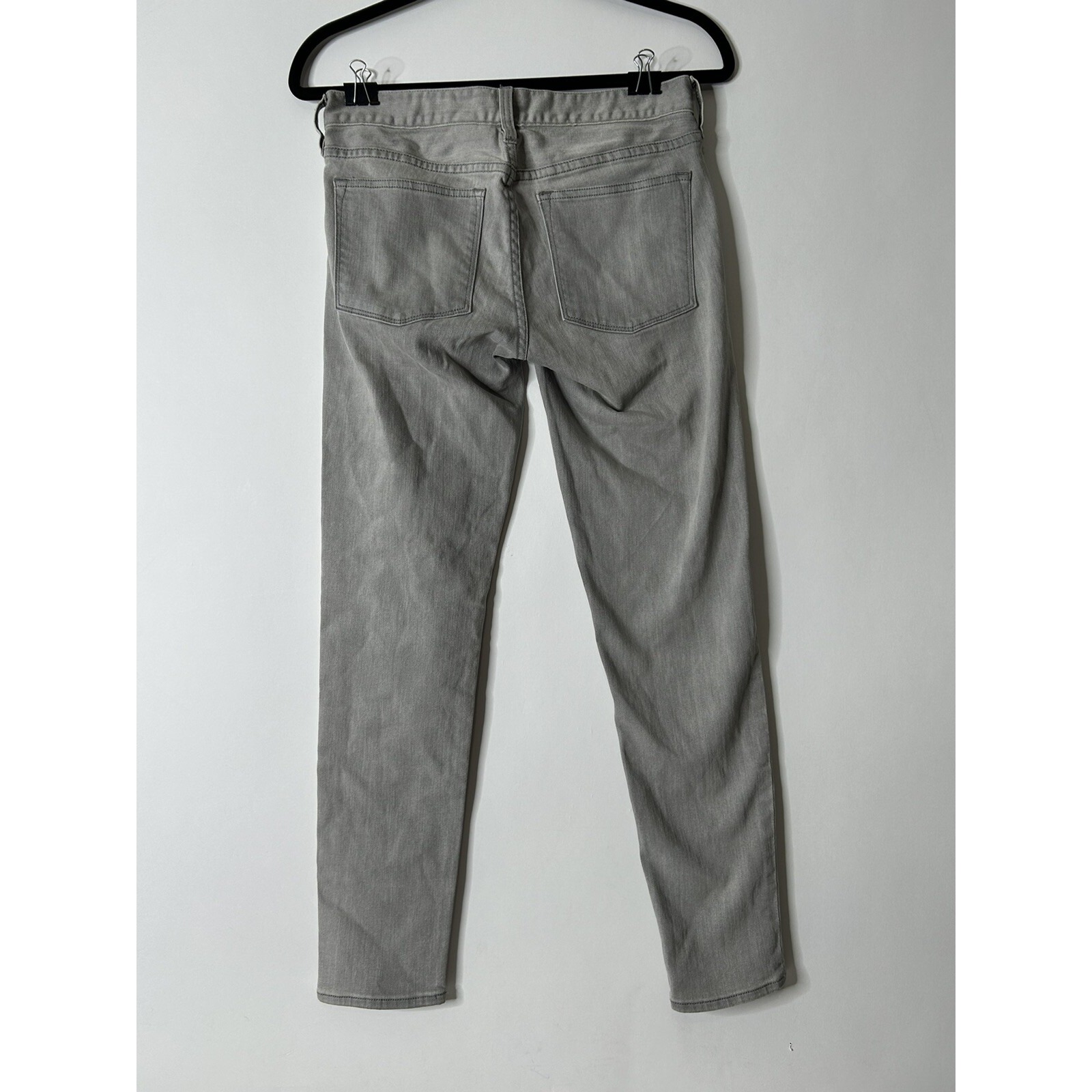 J. Crew Stretch Women Size 25 Toothpick Gray Cotton Blend Skinny Jeans 04511